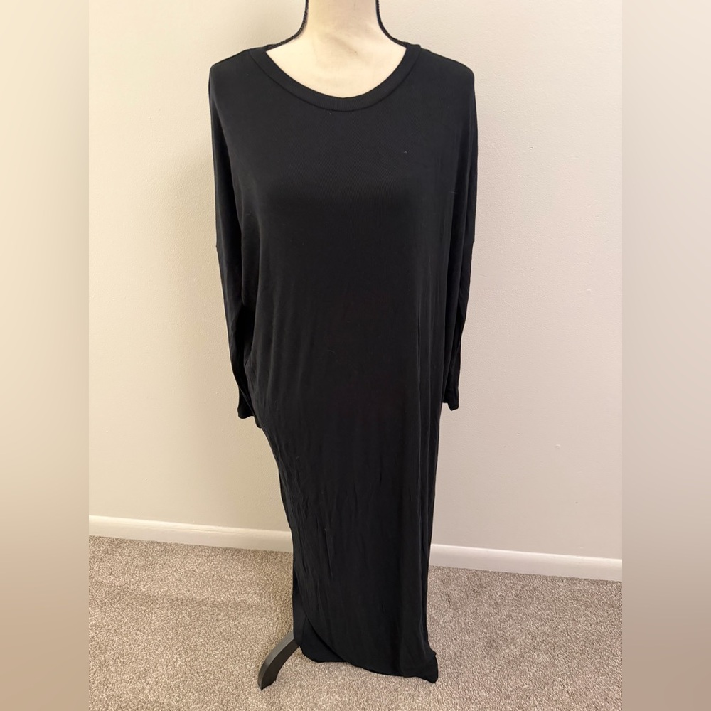 Solika Black Long Sleeve Women's Dress